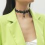 pendant choker fashion women's necklace fashionable water drop shape choker beads choker