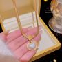 titanium steel necklace Exquisite necklace clavicle chain fashion necklace fashion jewelry