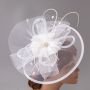 Fascinators Hat Flower Mesh Feathers Headband Hair Accessory Tea Party Wedding Cocktail Headwear for Girls Women