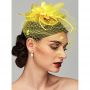 Fascinators Hat Flower Mesh Feathers Headband Hair Accessory Tea Party Wedding Cocktail Headwear for Girls Women