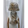 faux fur scarf winter hat warm hat bucket for women girls